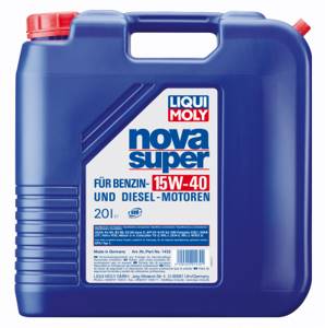 Моторное масло Liqui Moly Nova Super SAE 15w40, 20л